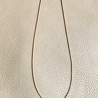 Vintage box link gold chain necklace - 16.5 inches of 18k gold