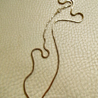 Vintage Snake Chain Necklace 14k Gold – 18.5 Inch Length