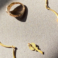 Vintage 1950s Italian "Casa Mia" Key Charm 18k Gold – 0.8 inch