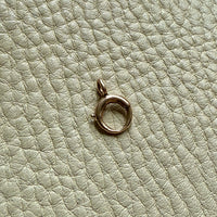 Antique Victorian era 10k gold clasp connector with bail - Excellent for your charms/pendants