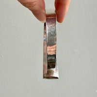 1992 Textured Vintage Bangle Bracelet in Sterling Silver – 6.75 Inch Inner Circumference