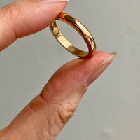 Made in 1945 - 18k Gold band ring - size 9.5
