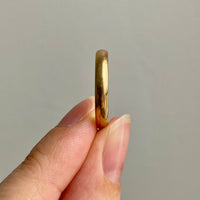 1950s Swedish vintage 18k gold band ring - size 7