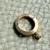 18k gold french antique bolt clasp