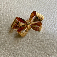 1946 Vintage Bow Shaped Brooch in 18k gold - Stockholm, Sweden by Stigbert