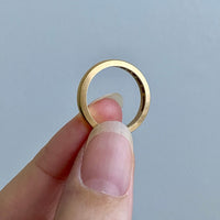 1953-1959 Swedish vintage 18k gold band ring - size 6