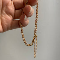 1917 Curb link bracelet in 18k yellow gold - 6.7 inch length