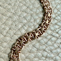 1964 Star link with bars - Bracelet in 18k gold - 7.5 inch length