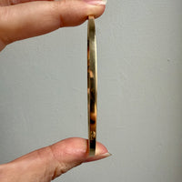 Vintage Danish 14k Solid Gold Bangle 20.1 grams - 8 inch interior circumference