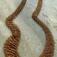 Tiffany and Co. 18k Gold Mesh Necklace by Elsa Peretti - 21 inch length approximately