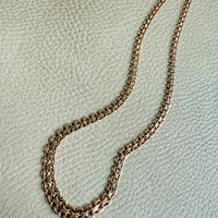 1960s era Graduated Star Link Necklace in 18k gold - 18 inch length