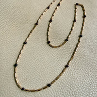 vintage 18k gold and garnet long stationPenelopePenelope.com