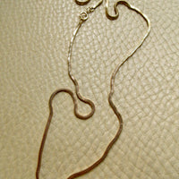 Vintage Snake Chain Necklace 14k Gold – 18.5 Inch Length