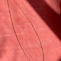 18k gold Swedish Vintage Biker link chain necklace - 18 inch length