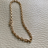 18k gold anchor link bracelet Danish antique early 1900s era