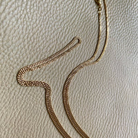 A Classic! - Balestra Italian vintage - 18k gold Long curb necklace - 31.3 inch length