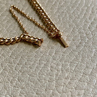 1917 Curb link bracelet in 18k yellow gold - 6.7 inch length