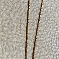 Crystal Swedish pendant necklace - Solid 18k gold - Made in 1975