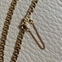 1944 Delicate 18k double-link solid gold bracelet - Göteborg, Sweden - 7.5 inch length