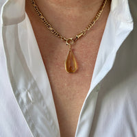 French Antique 18k Gold Watch Chain Necklace with Hand Forged Figure 8s - 16.5 inch length
