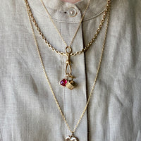 Vintage 14k gold articulated pencil sharpener - charm or pendant