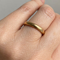 1950s Swedish vintage 18k gold band ring - size 7