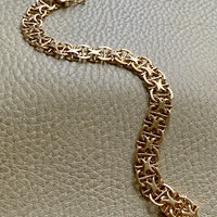 1963 Star link variation 18k gold bracelet - Vintage Swedish - 7.5 inch length