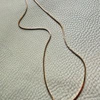 Peace Dove Link - Vintage 18k Gold Necklace - 24 inch length