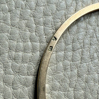 Vintage Danish 14k Solid Gold Bangle 20.1 grams - 8 inch interior circumference