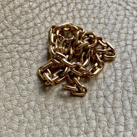 Swedish 18k gold anchor link bracelet 4.4mm width - 8.5 inch length