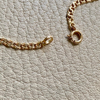 Vintage Double-link necklace - Solid 18k gold - Göteborg, Sweden - 17.7 inch length