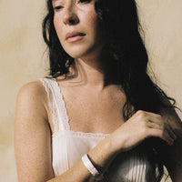 Swedish Vintage Textured Hinged Bangle in Silver- 7 inch interior circumference