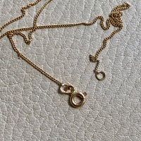 1964 Vintage Finnish Large Faceted Spinel Pendant Necklace by Pekka Ilmari Aulin in 14k Gold - 15.75 inch length