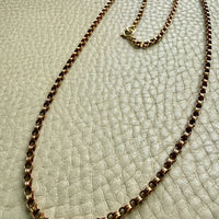 Antique British 18k Gold Belcher Chain Necklace – 21.25 Inch Length