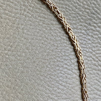 Rare and Exceptional! 14k Danish Gold link necklace - 18.5 inch length