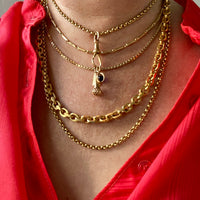 18k gold Swedish vintage charm or pendant - Fishnet pattern droplet by ALTON