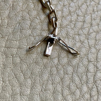 Bent Larsen 14k White Gold Biker Link bracelet - 7.8 inch length
