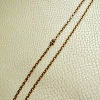 Chunky Vintage Danish 14k Gold Biker Link Chain Necklace – 17.7 Inch Length