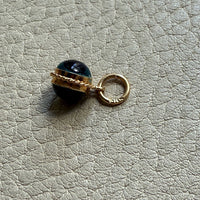 18k gold vintage charm or pendant - Evil Eye