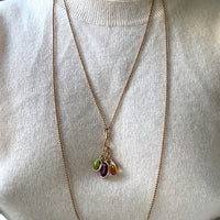 Circa 1900 Antique 18k Gold Longuard Rolo Link Chain with Dog Clip - 30.5 inch doubled necklace length