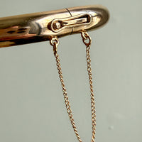 1962 Vintage Finnish 14k Gold Hinged Bangle Bracelet – 7 Inch Interior Circumference