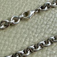 YUM! Chubby Sterling Silver Cable Chain Necklace - 19.8 inch length