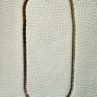 Chic Vintage Danish 14k Gold Link Necklace - 16.75 inch length