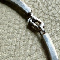 1970s era Vintage Sterling Silver Bar Link Choker Necklace by Franz Scheuerle Quinn – 14.5 inch interior circumference