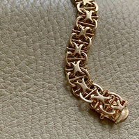 1963 Star link variation 18k gold bracelet - Vintage Swedish - 7.5 inch length