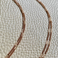 Swedish Antique Longuard Chain as Double Length Necklace in 18k gold - 21 inch length