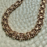 1964 Star link with bars - Bracelet in 18k gold - 7.5 inch length