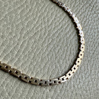 Chic Vintage Danish 14k Gold Link Necklace - 16.75 inch length