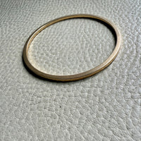 Vintage Danish 14k Solid Gold Bangle 20.1 grams - 8 inch interior circumference