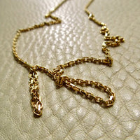 Danish Vintage 1.6mm Solid 14k Gold Biker Link Necklace – 24.75 Inch Length